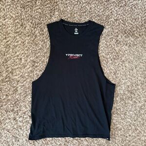Under Armour Project Rock cutoff tank